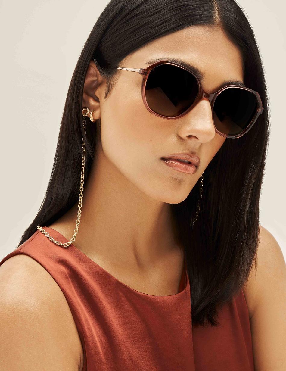 énorme Anne Klein Geometric Sunglasses   | CZA-6433220